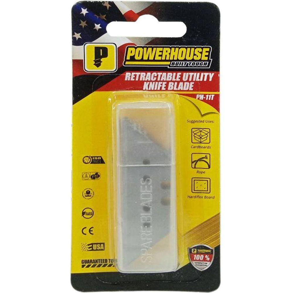 Powerhouse PH-11T Retractable Utility Cutter Knife Refill | Powerhouse by KHM Megatools Corp. Powerhouse PH-11T Retractable Utility Cutter Knife Refill | Powerhouse by KHM Megatools Corp.